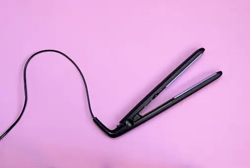 A hair straightener.