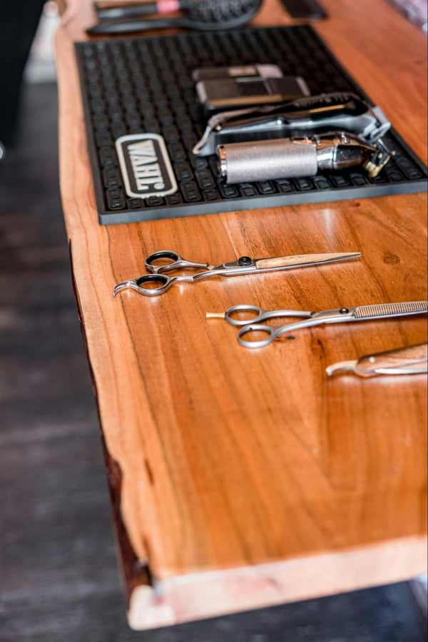 Hair Tools Lined up on Table