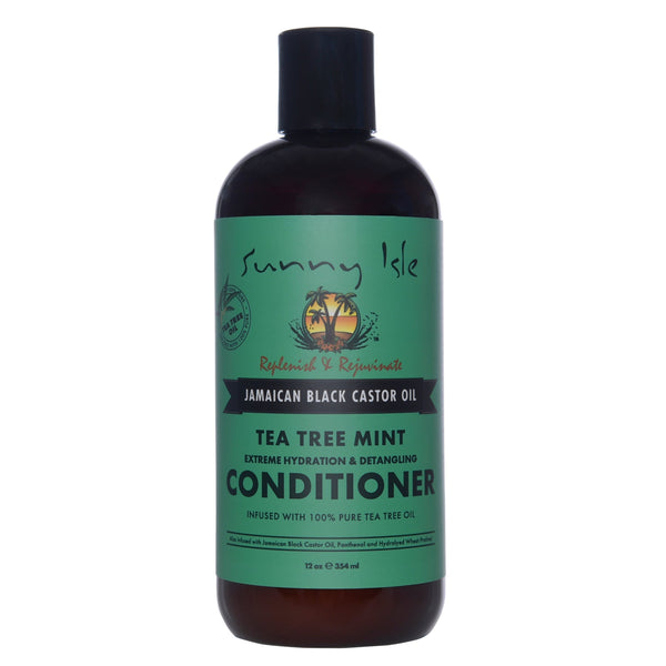 Sunny Isle Tea Tree Mint Extreme Hydrating & Detangling Conditioner w/ Jamaican Black Castor Oil (354ml/12oz)