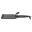 GAMA Italy Salon Curl Triferro Silk Chrome Titanium Triple Deep Waver Iron - 1"