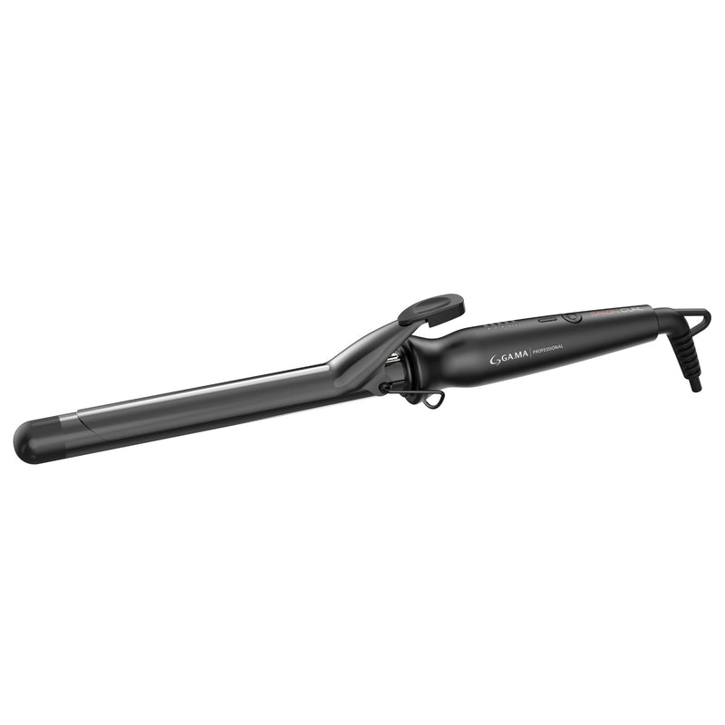 GAMA Italy Salon Curl Silk Chrome Titanium Curling Iron