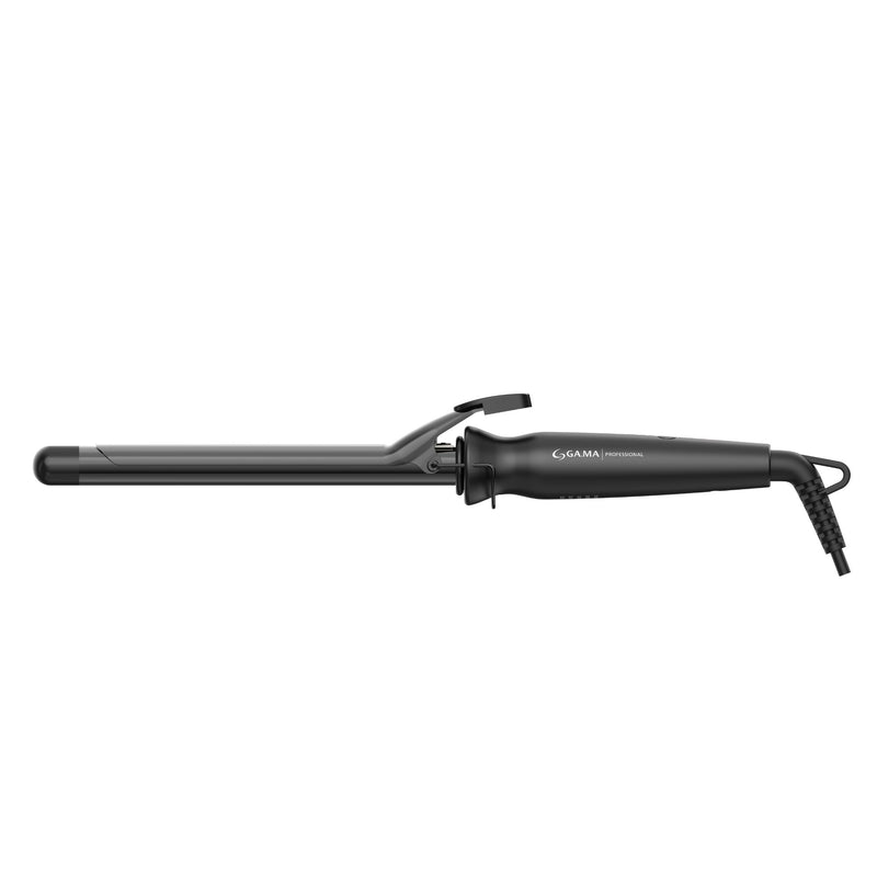 GAMA Italy Salon Curl Silk Chrome Titanium Curling Iron