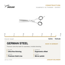 Jaguar Gold Line Diamond E 39 Expert Offset Thinning Shears - 5.5" (21555)