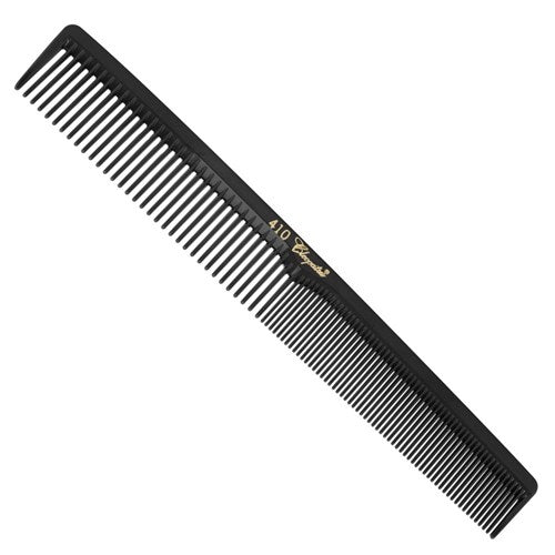 Krest Cleopatra 7" Flat Square Styling Comb (No. 410) - Black