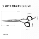 Cocco Super Cobalt Blunt Shear & 6" 29-Tooth Thinner Set