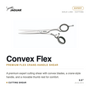 Jaguar Gold Line Convex Flex Expert Shears - 5.5"