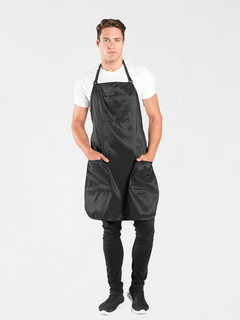 Betty Dain Premier Black Barber Apron w/ Top Pocket