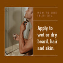 18.21 Man Made High-Performance Beard, Hair, & Skin Oil - Noble Oud (60ml/2oz)