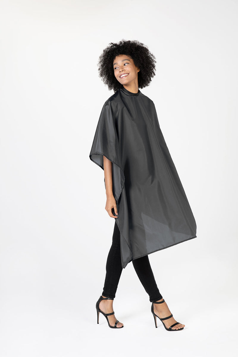 Betty Dain Black Whisper Touch-and-Close Styling Cape