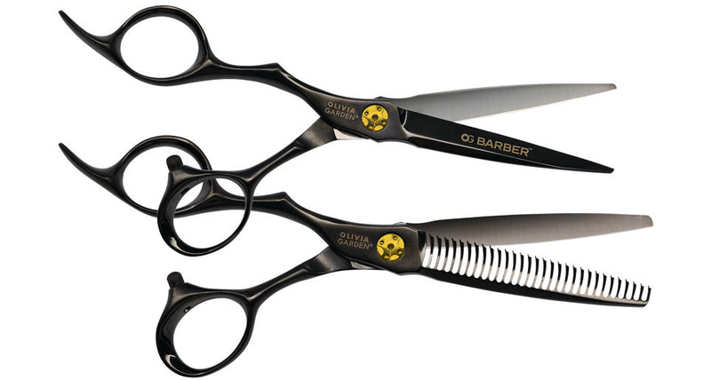 left handed garden scissors Olivia Garden OG Barber Shear & Thinner Set