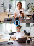 Daylight TriSun S.A.D. Therapy Desk Lamp w/ 3 Color Temperature Options (U36401)