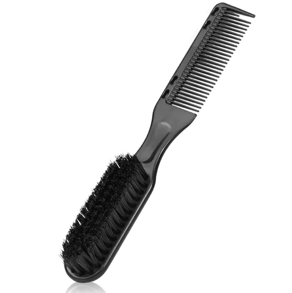 ProStylingTools 2-Sided Barber Fade Clean Comb and Brush Combo