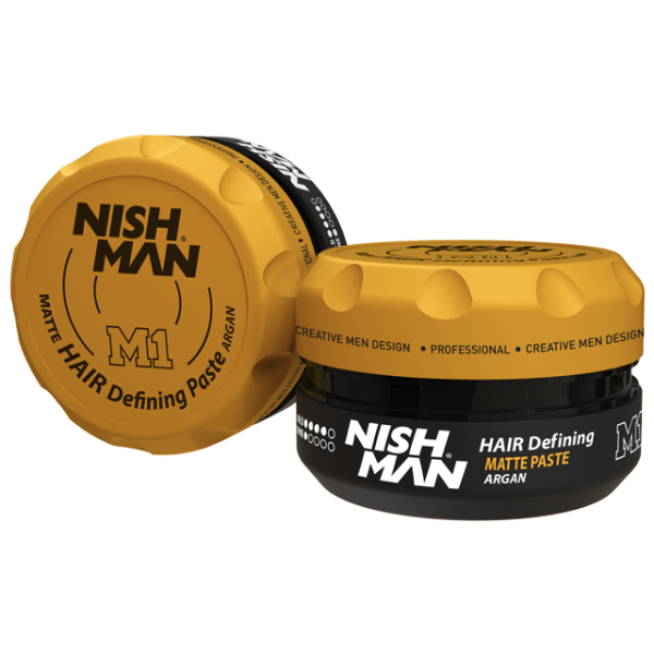 Nishman M1 Strong Hold No Shine Hair Defining Matte Paste - Argan (100ml/3.4oz)