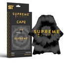 Supreme Trimmer Premium Hair Cutting Barber Cape w/ Hook Clip - Smoke Ring