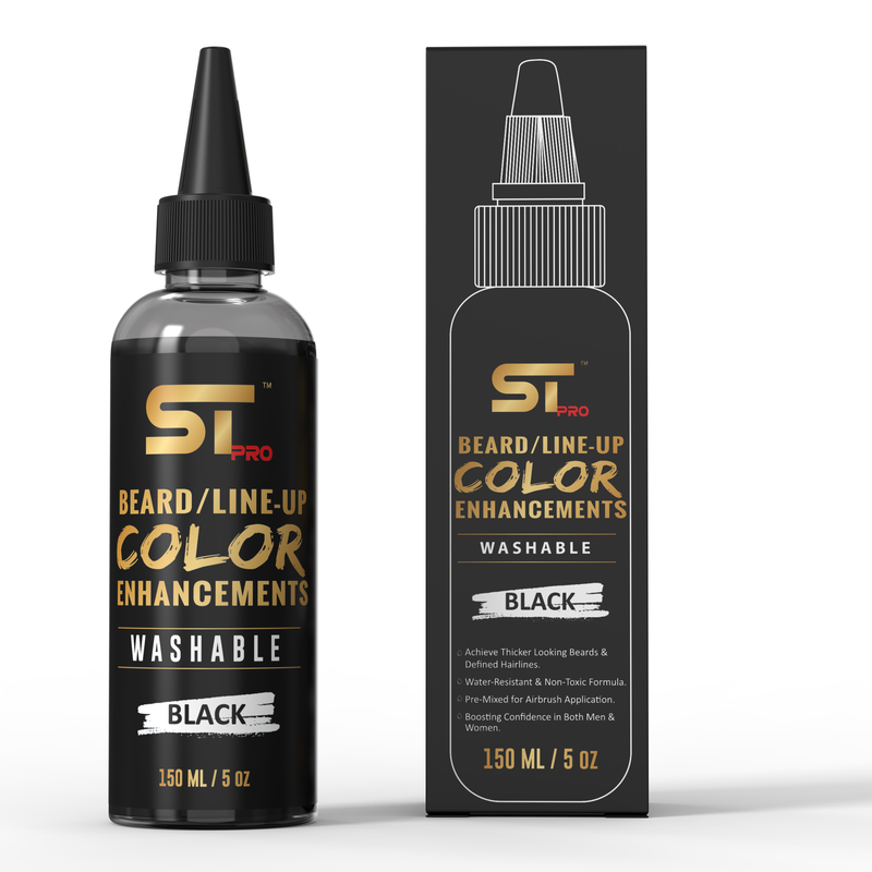 Supreme Trimmer Washable Beard/Line Up Color Enhancement - Black