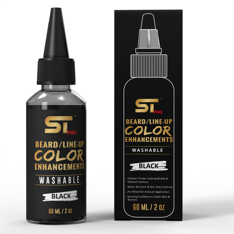 Supreme Trimmer Washable Beard/Line Up Color Enhancement - Black