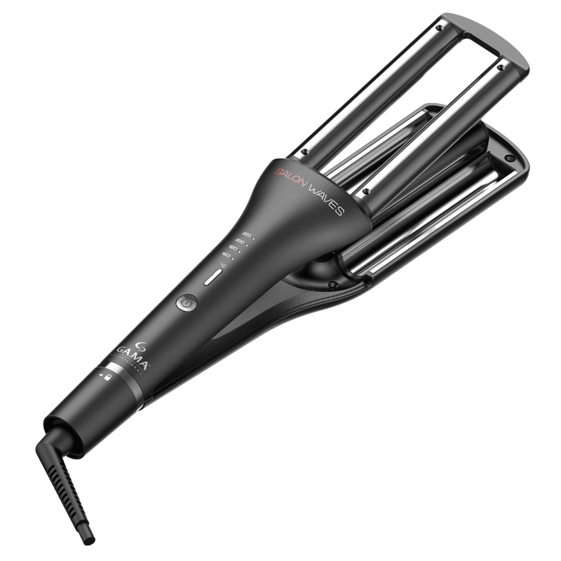 GAMA Italy Salon Waves LED Silk-Chrome Waver Iron