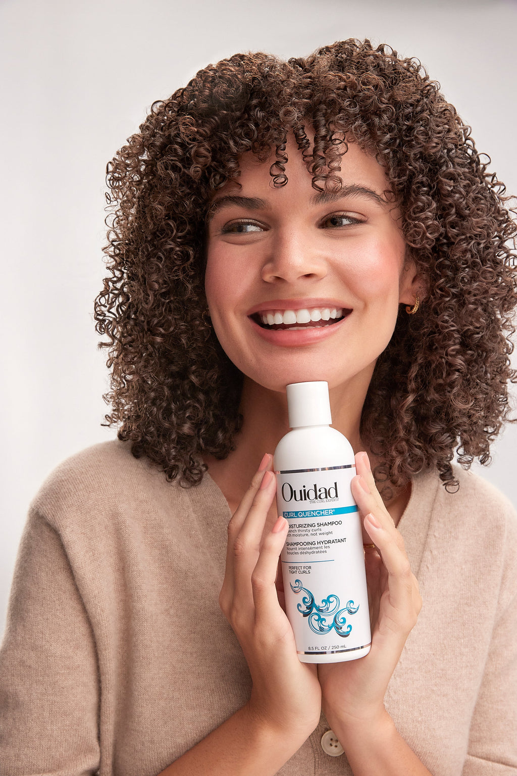 Ouidad Curl Quencher Moisturizing Styling Gel for Tight Curls (250ml/8