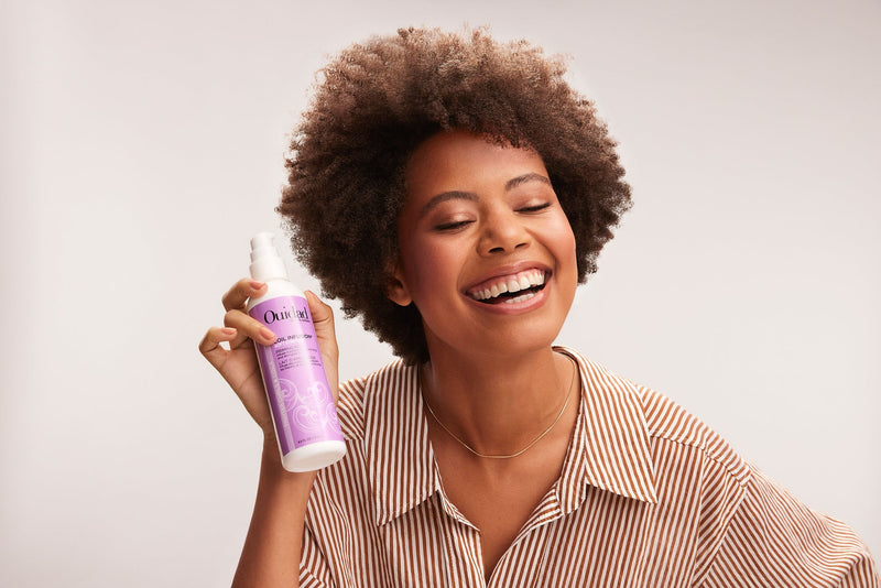 Ouidad Coil Infusion Soft Stretch Priming Milk for Tight Curls & Coils (250ml/8.5oz)