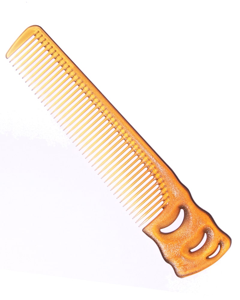 YS Park 233 Short Hair Design 6.9" XL Comb - Camel