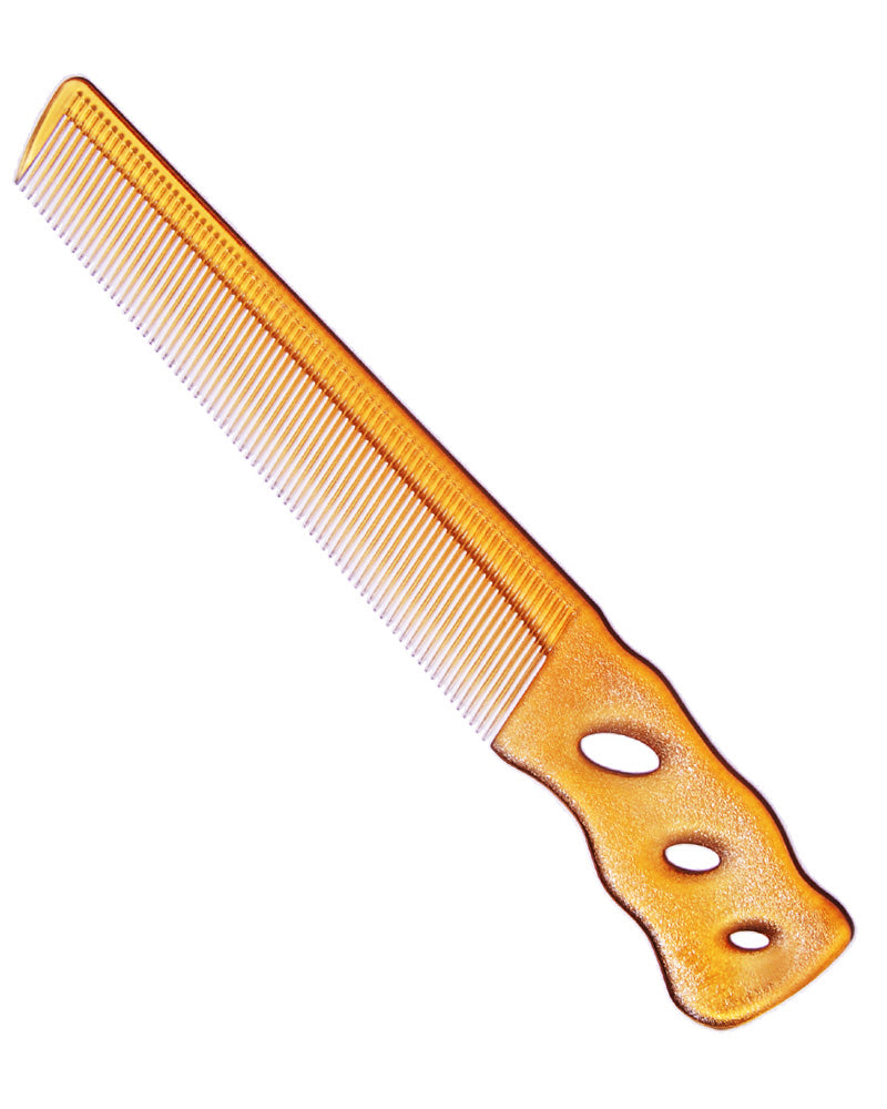 YS Park 235 Short Hair Design 6.5" Handle Comb - Camel