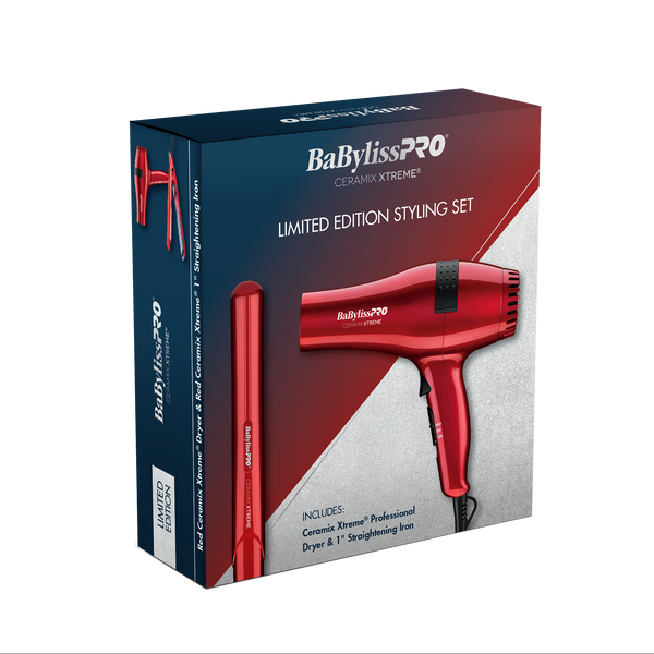 BaByliss PRO Limited Edition Red Ceramix Xtreme Value Set CEPP1N