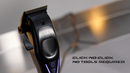 Wahl cordless clipper on display, black finish with blue accent line near blade