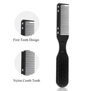 ProStylingTools 2-Sided Barber Fade Clean Comb and Brush Combo