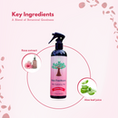 FreeTheRoots Vegan & Cruelty-Free Aloe Hydrating Hair Mist - Sensitive Rose (354.8ml/12oz)