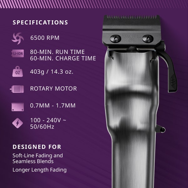 Wahl Professional All-Metal Legend+ Cord/Cordless Clipper (3027401/3027402) [PRE-ORDER]