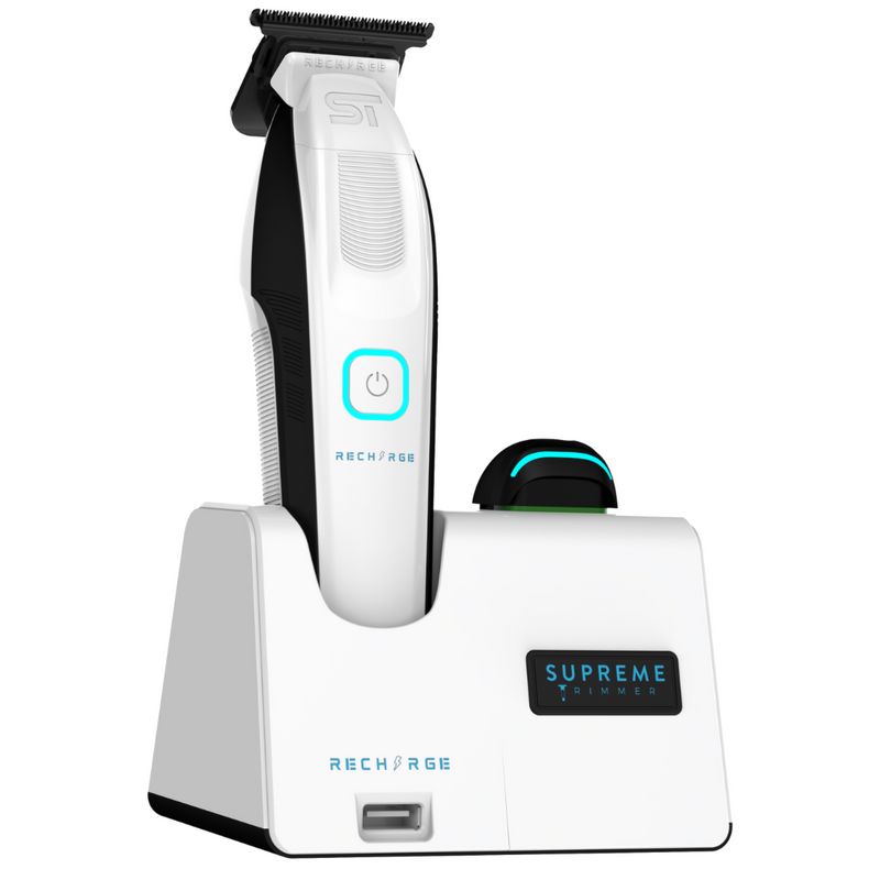 Supreme Trimmer Recharge Trimmer with Removable Battery and Smart Charging Base (ST777)