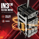 IN3 vector motor assembly for cordless trimmer with visible spring coils