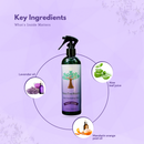 FreeTheRoots Vegan & Cruelty-Free Aloe Hydrating Hair Mist - French Lavender (354.8ml/12oz)