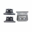 Gamma+ 3Versince X-Pro Wide Black Diamond DLC w/ Black Shallow Tooth 2.0 & "The One" DLC Cutter Blade Set (3V3SET)