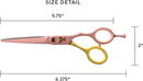Cricket Shear Xpressions Professional Japanese Stainless Steel Shears - 5.75" (Choose Color)