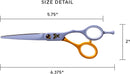 Cricket Shear Xpressions Professional Japanese Stainless Steel Shears - 5.75" (Choose Color)