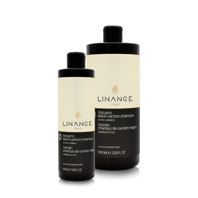 Linange Volcano Black Carbon Vegan Shampoo