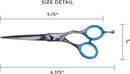 Cricket Shear Xpressions Professional Japanese Stainless Steel Shears - 5.75" (Choose Color)
