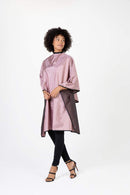 Betty Dain Reversi All-Purpose Cape - Rose Gold & Black (946-Rose)