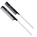 Krest Specialty 8 3/4" Weaving/Foiling Coarse Tooth Rattail & 9 1/4" Weaving/Foiling Extra Fine Tooth Rattail Comb Set (No. 4646XL)