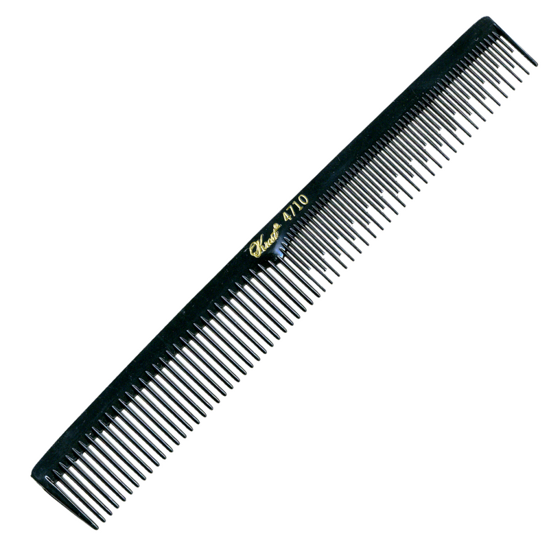 Krest Specialty 7" Style Teaser Comb - Black (No. 4710)