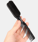 ProStylingTools 2-Sided Barber Fade Clean Comb and Brush Combo