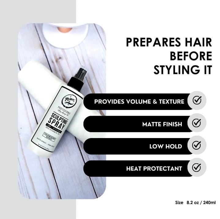Rolda Pre-Styling Firm Hold Low Shine Sculpting Spray (240ml/8.12oz)