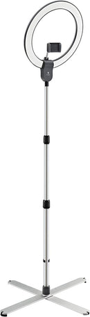 Daylight Premium Aura Portable Ring LED Floor Lamp with Phone Mount (U35450)