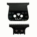 StyleCraft Diamond Cut - Black DLC Trimmer Blade with The One Cutter Blade (SC541B)