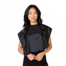 Betty Dain Nylon Shortie Cape (299-BLK)