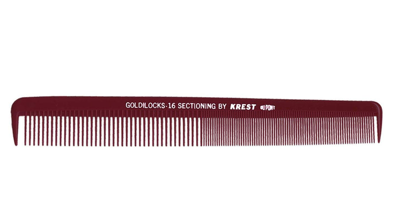 Krest Goldilocks Heat Resistant 8 1/2" Sectioning Styler Comb (G16)