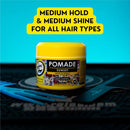 Rolda Sunset Pomade Medium Hold Medium Shine w/ Argan Oil Extract (150g/5.29oz)