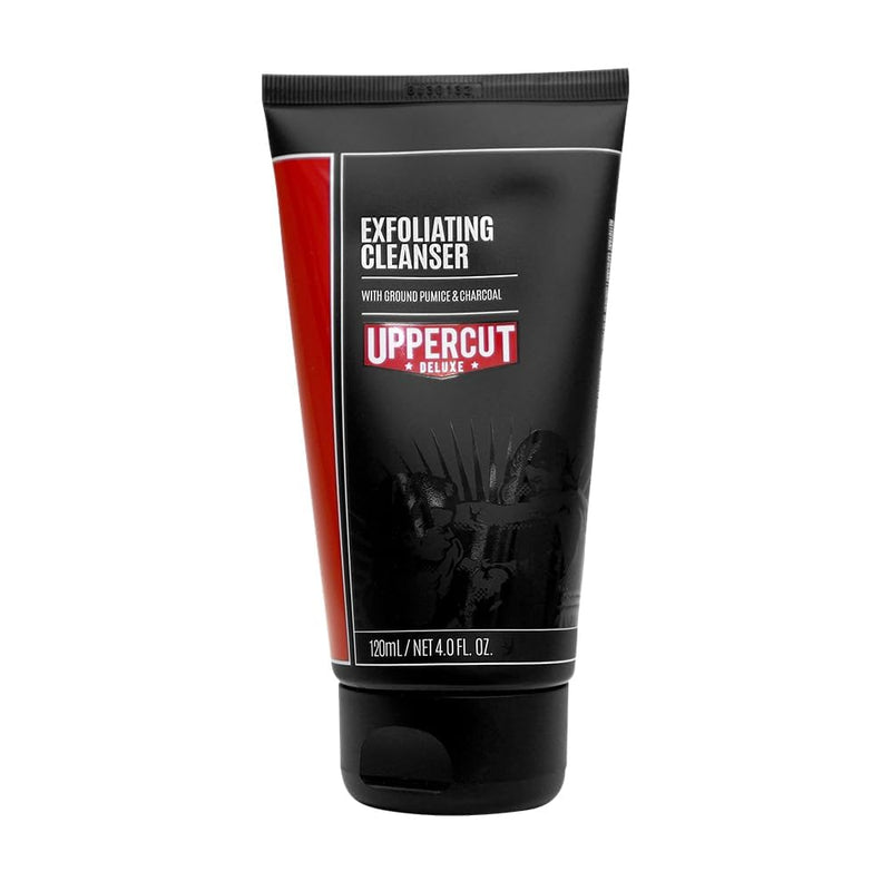 Uppercut Deluxe Exfoliating Cleanser w/ Ground Pumice & Charcoal (120ml/4oz)