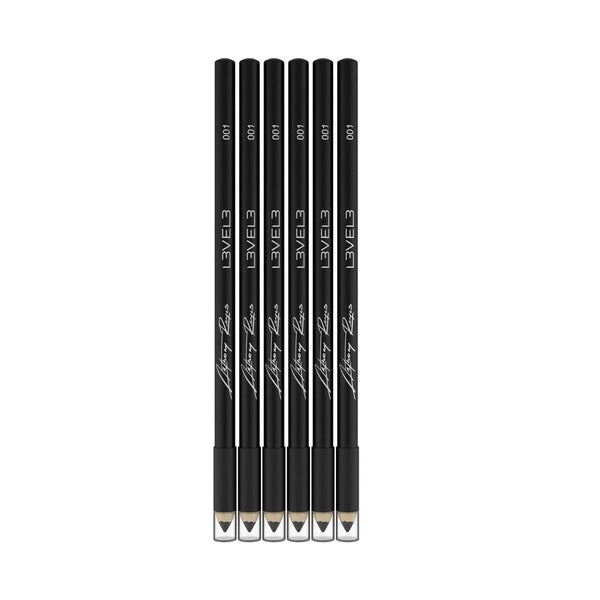 L3VEL3 Liner Pencils 6pc - Black